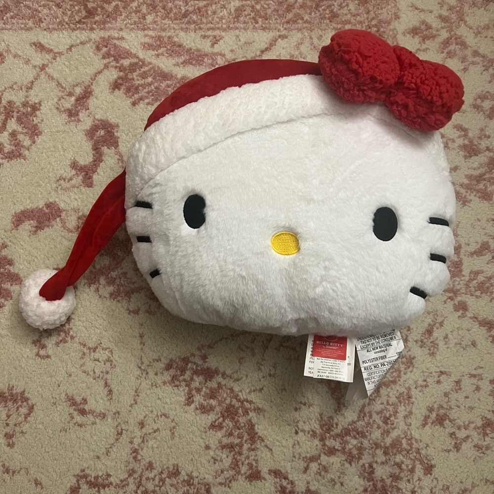 SOLD — Brand New with Tags Hello Kitty Christmas Pillow